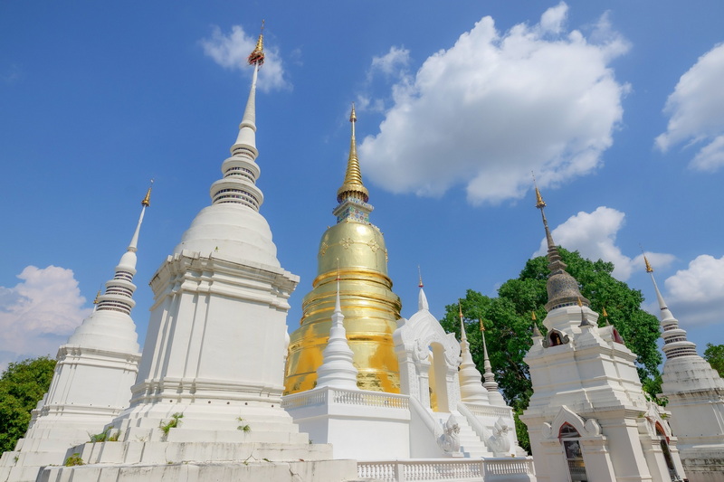 suan dok temple, wat suan dok, important temple in chiang mai