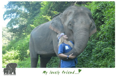 elephant carer home