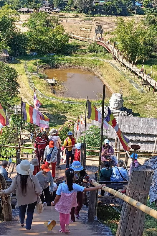 su tong pae bridge, su tong pae bamboo bridge, su tong pae, sutongpae bridge, sutongpae bamboo bridge