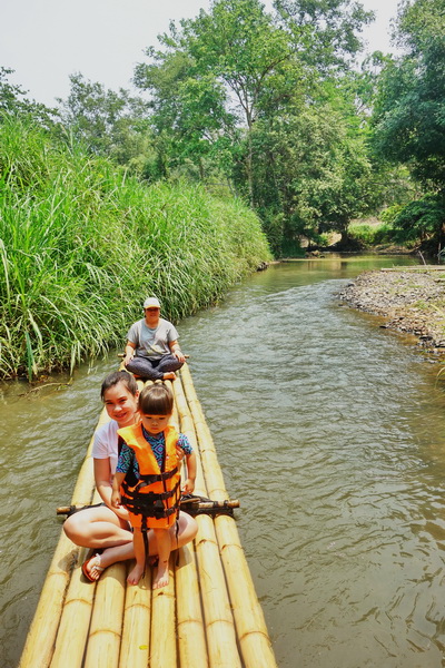 bamboo rafting in mae wang, rafting in mae wang