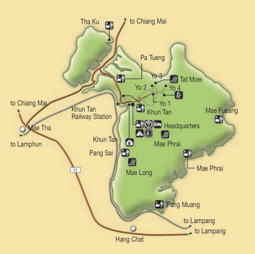 doi khun tan national park, doi khuntan national park, khun tan national park, khuntan national park, national parks in lamphun