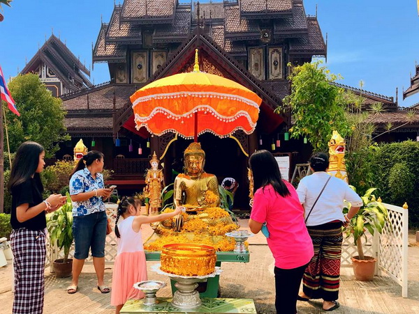 nantaram temple, wat nantaram, wat chong kha, wat chong nua, nantaram temple in prayao, wat nantaram in prayao