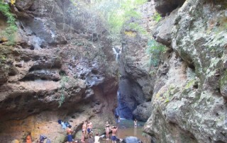 pem bok waterfall, pam bok waterfall, tour pai green season, tour pai, budget tour in pai, pai join in group tour