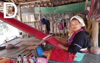 baan tong luang, ban tong luang, eco hilltribe village