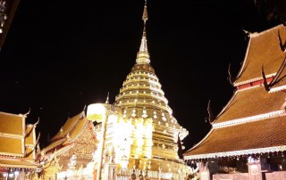 chiang mai evening tour, tour doi suthep in the evening, doi suthep evening tour