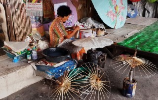 san kamphaeng village, san kamphaeng handicraft village