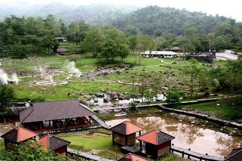 fang hot spring, fang hot springs, hot spring in chiang mai, chiang mai hot spring, hot spring attractions in chiang mai